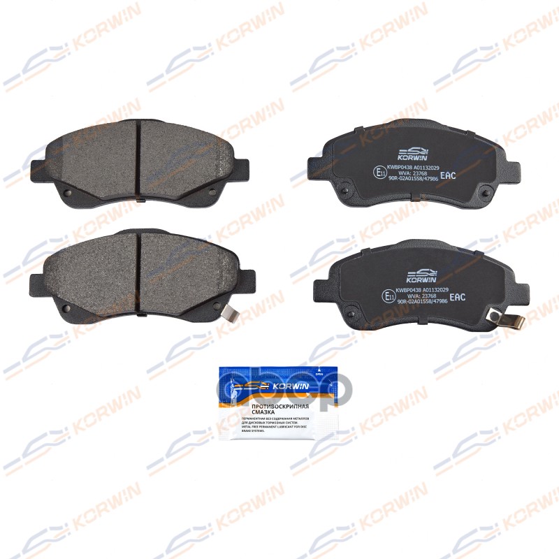 

Колодки Тормозные Перед. Toyota Avensis (T25 ) 03-08/Corolla Verso 04-09