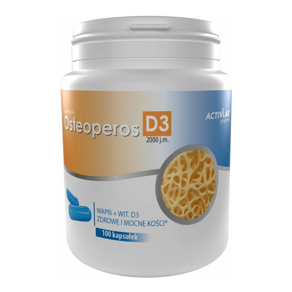 ActivLab Osteoperos D3 2000 IU Acivlab Pharma (100 kaps)