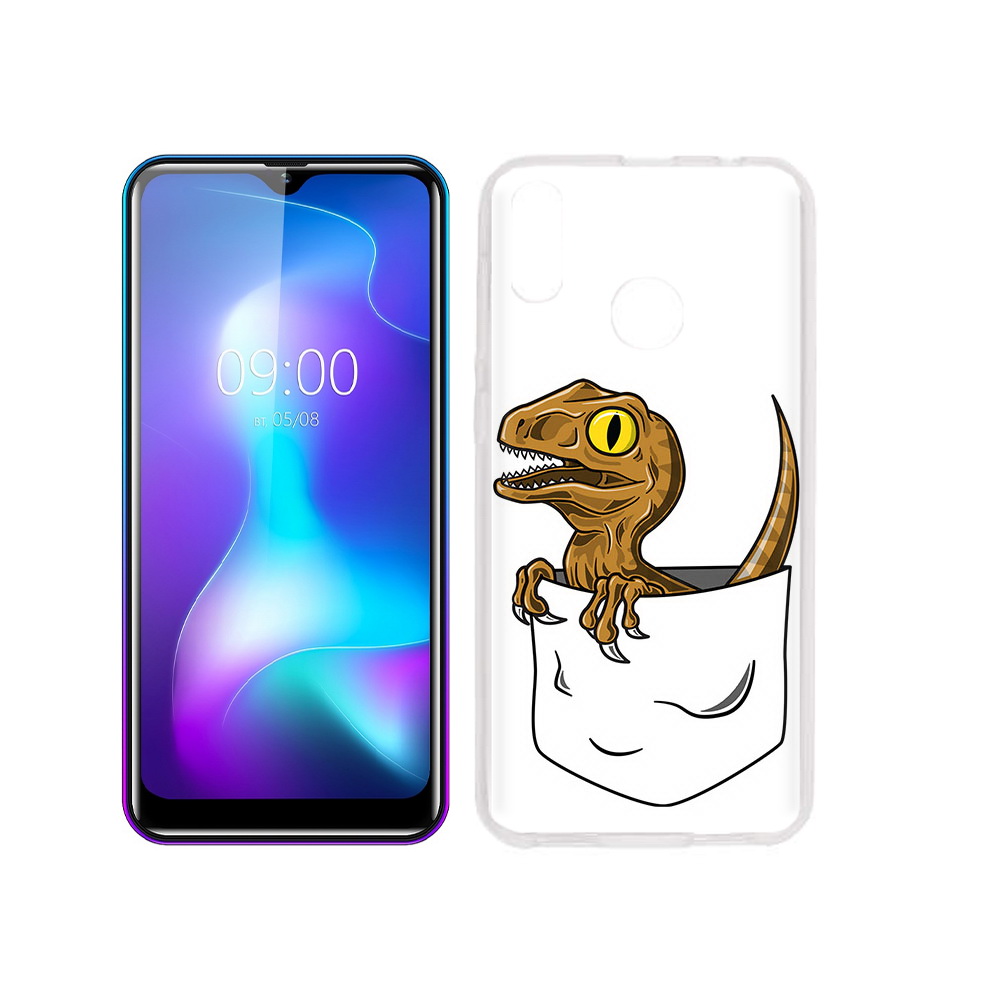 

Чехол MyPads Tocco для BQ 6042L динозавр в кармане, Прозрачный, Tocco