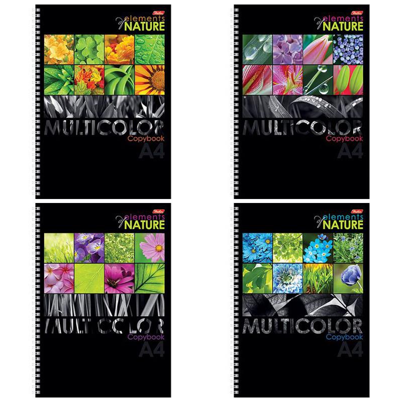

Тетрадь Multicolor , 96 листов, А4, клетка, на гребне