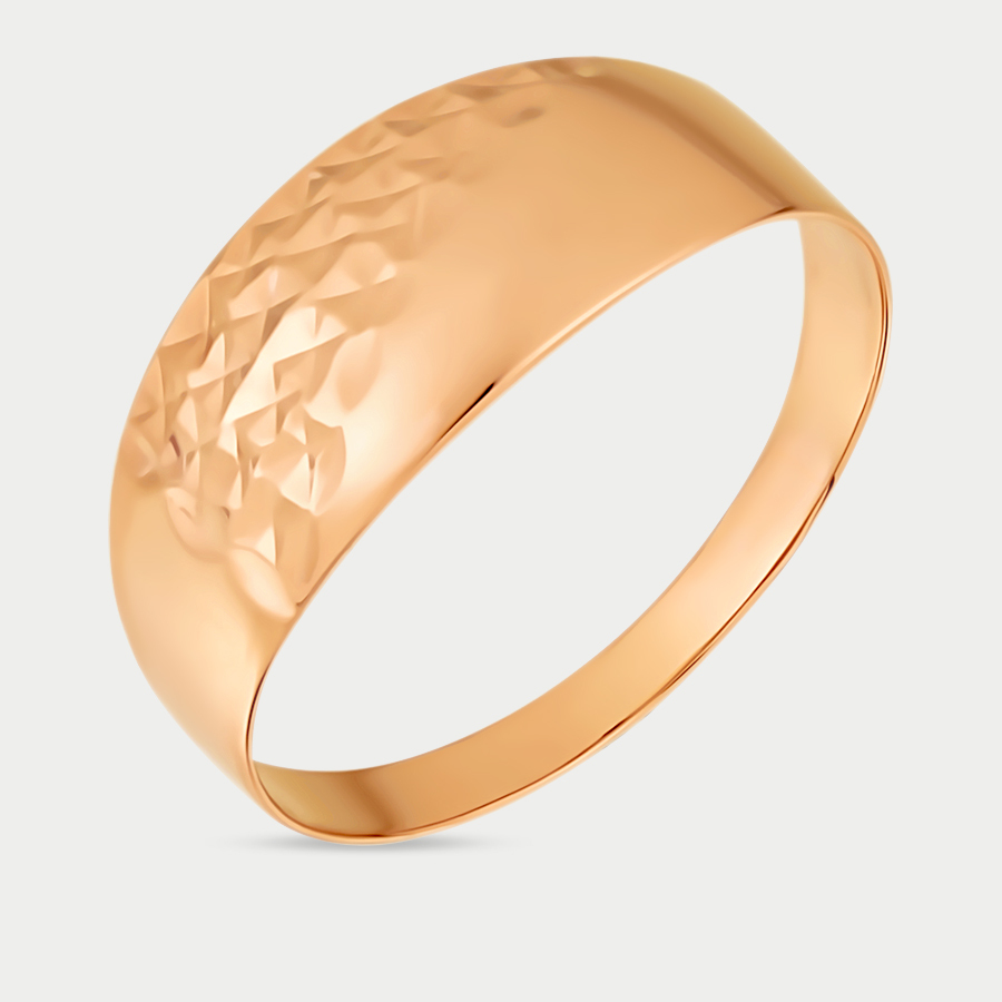 Кольцо из розового золота р. 19,5 Delta 210286