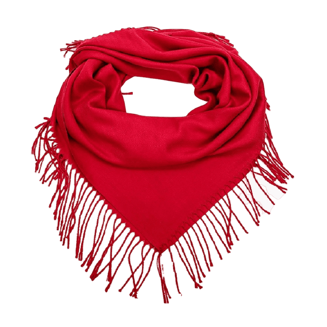 Шарф женский Rosedena shawlcy1832 красный, 100х100 см