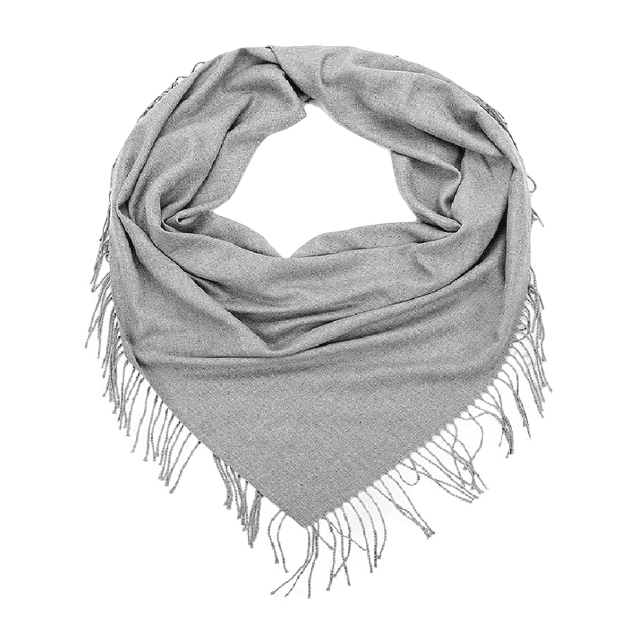 

Шарф женский Rosedena shawlcy1832 серый, 100х100 см, shawlcy1832