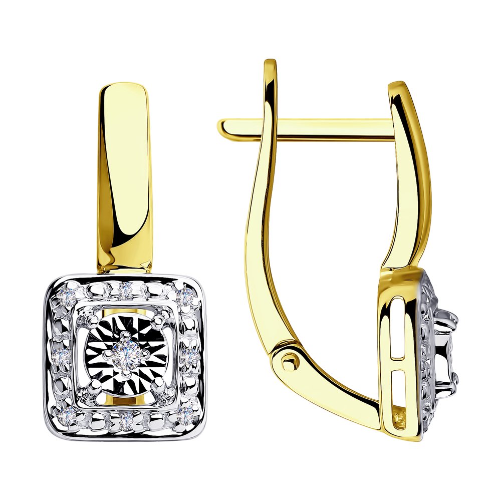 

Серьги из золота с бриллиантом Diamant 53-220-00306-1, 53-220-00306-1