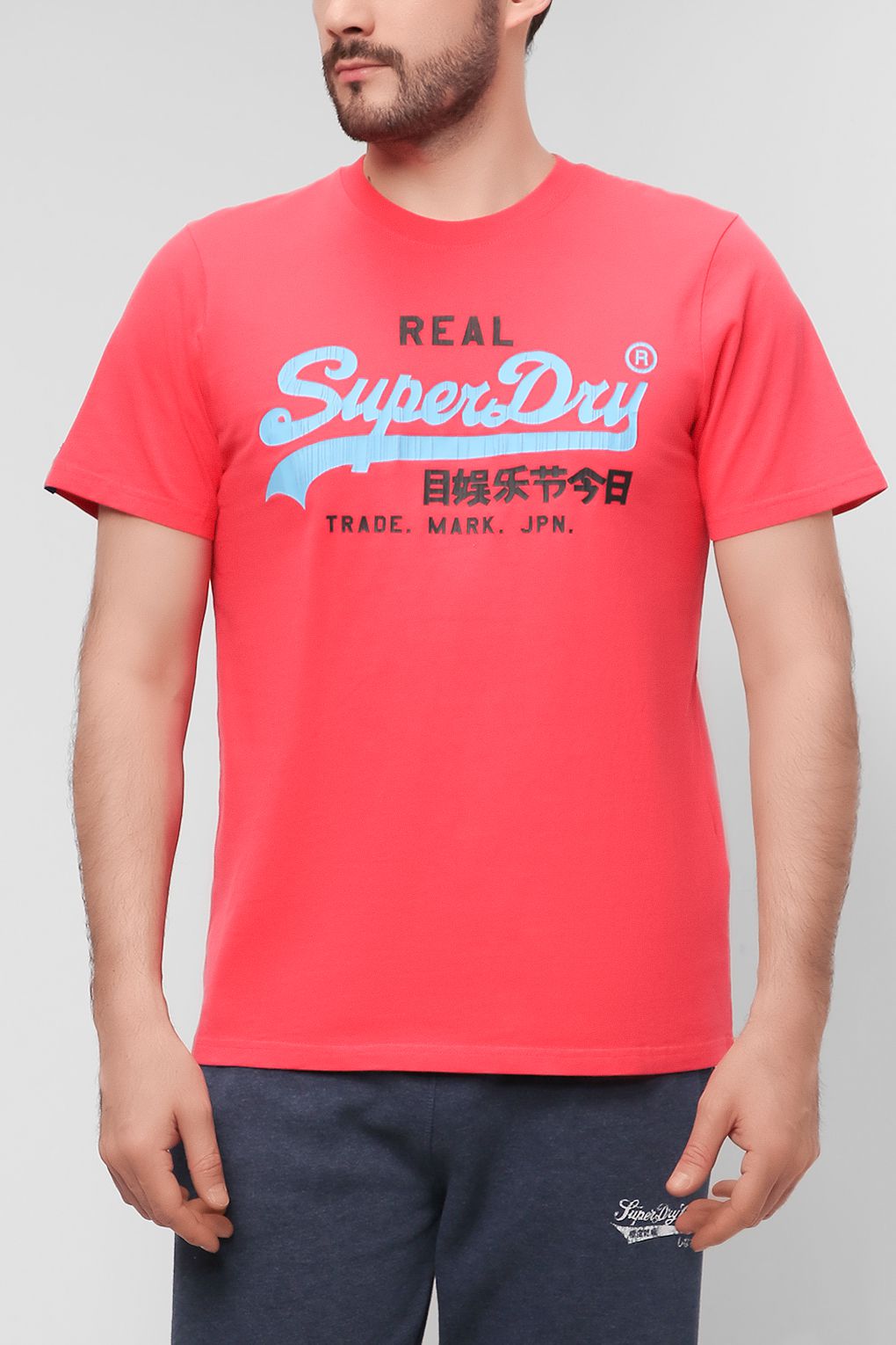 фото Футболка мужская superdry m1011143a красная 2xl