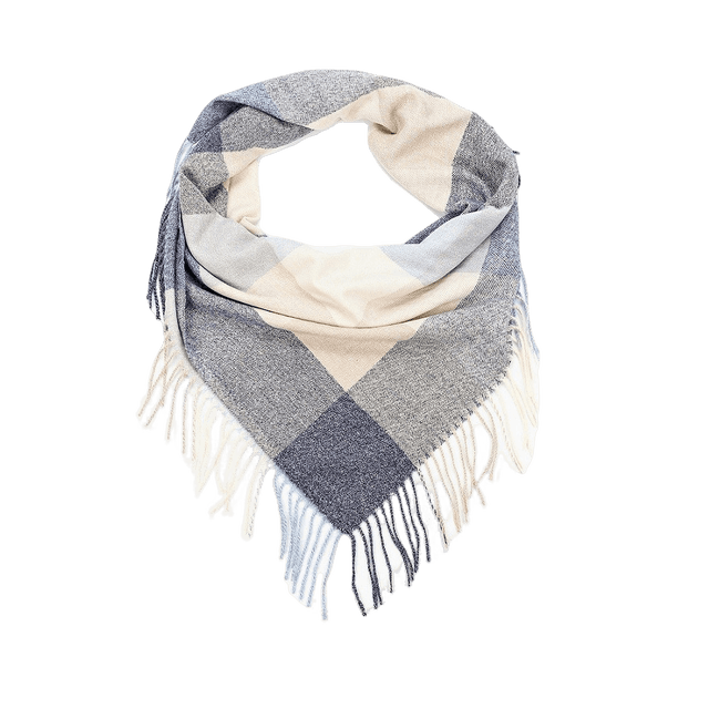 

Шарф женский Rosedena shawlcy2211 голубой, 100х100 см, shawlcy2211