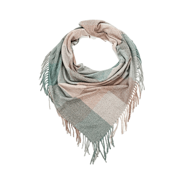 

Шарф женский Rosedena shawlcy2211 зелёный, 100х100 см, shawlcy2211