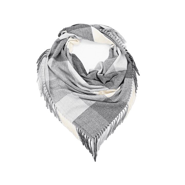 фото Шарф женский rosedena shawlcy2211 серый, 100х100 см