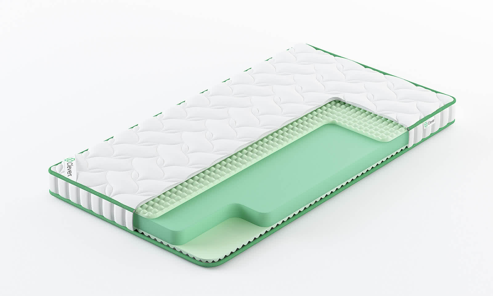 

Матрас Clever Action Lite 150x205, Белый, CLEVER ACTION LITE