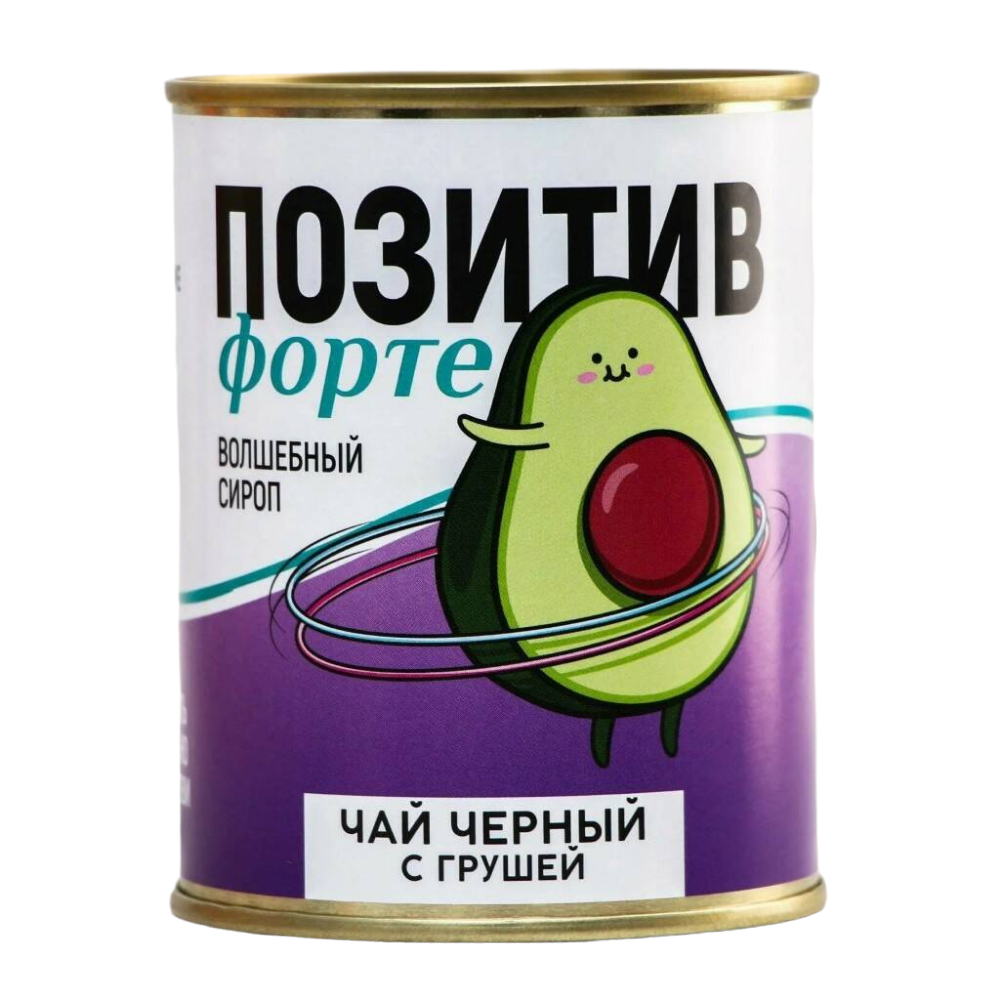 

Чай чёрный Позитив форте: с грушей, 60 г