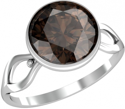 

Кольцо из серебра с раухтопазом р. 18,5 ПРИВОЛЖСКИЙ ЮВЕЛИР 271081-RT, 271081-RT