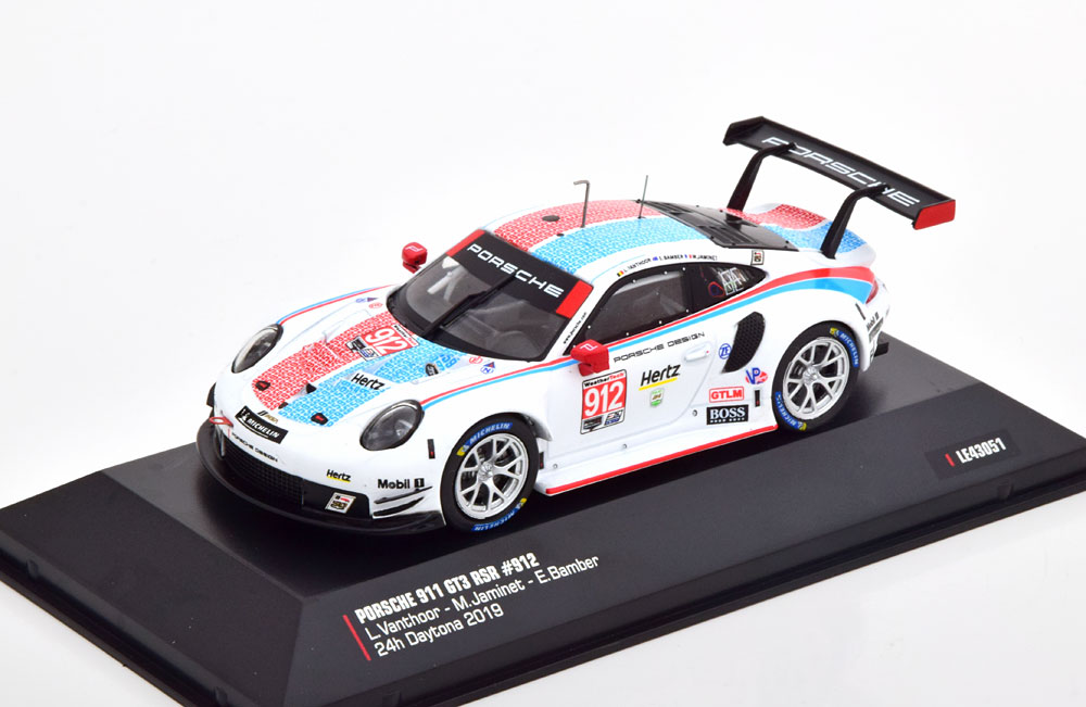 Модель коллекционная IXO Porsche 911 rsr no 912 24H daytona 2019