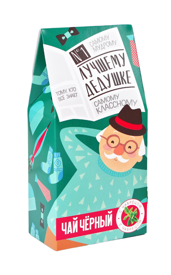 

Чай чёрный Лучшему дедушке, с чабрецом, 50 г