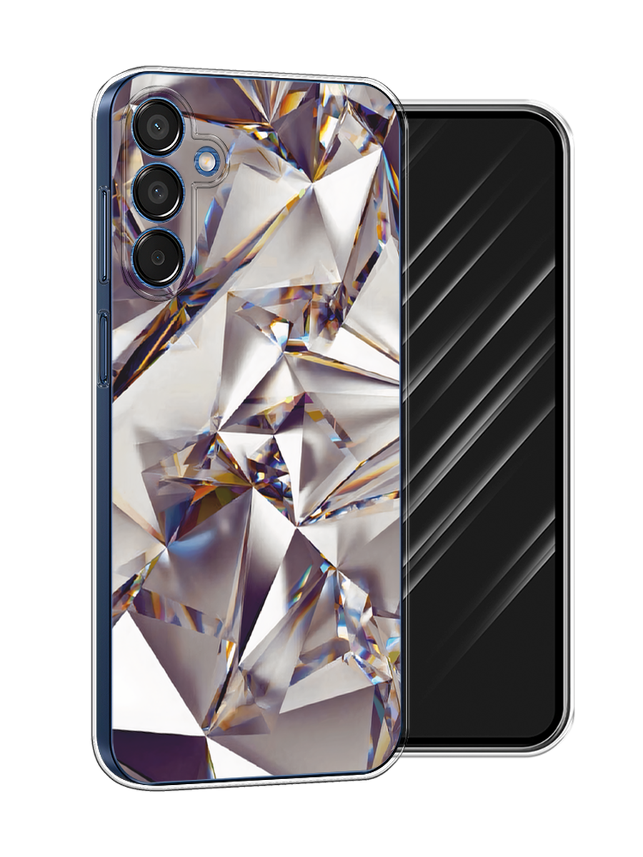 

Чехол Awog на Samsung Galaxy M15 5G "Бриллианты", Серебристый;бежевый, 2109550-1