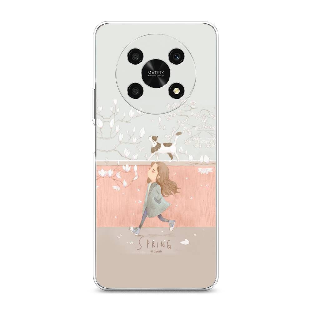

Чехол Awog для Honor X9 5G "Девочка-весна", 6109750-7