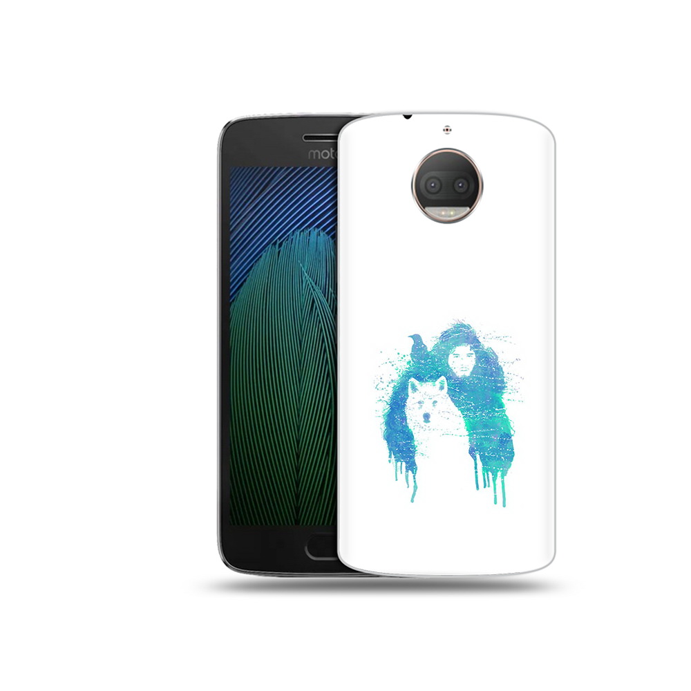 

Чехол MyPads Tocco для Motorola Moto G5S Plus джон сноу (PT75337.377.323), Прозрачный, Tocco