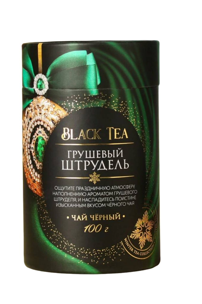 

Чай чёрный Грушевый штрудель, 100 г