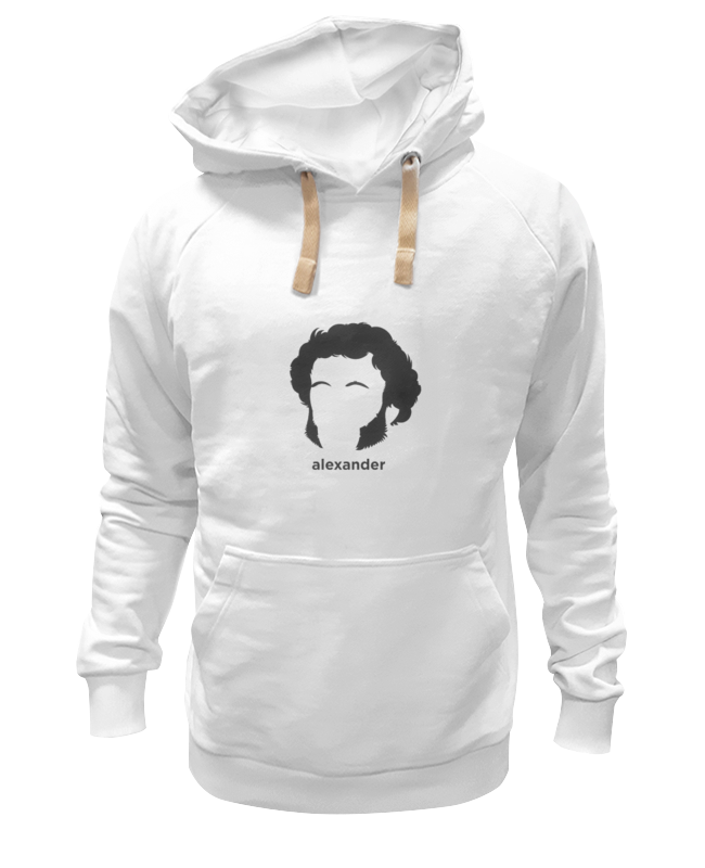 

Худи унисекс Printio Александр белое 2XL, Белый, Александр