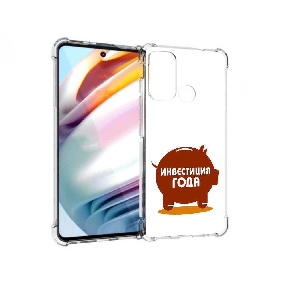 

Чехол MyPads Tocco для Motorola Moto G60 инвестиция (PT227068.360.376), Прозрачный, Tocco