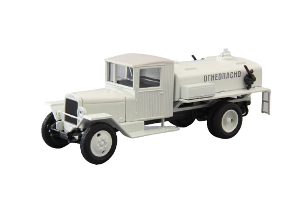 

ZIS-5V fuel filler BZ-42M white (ussr russia) | ЗИС-5В топливозаправщик БЗ-42М белый