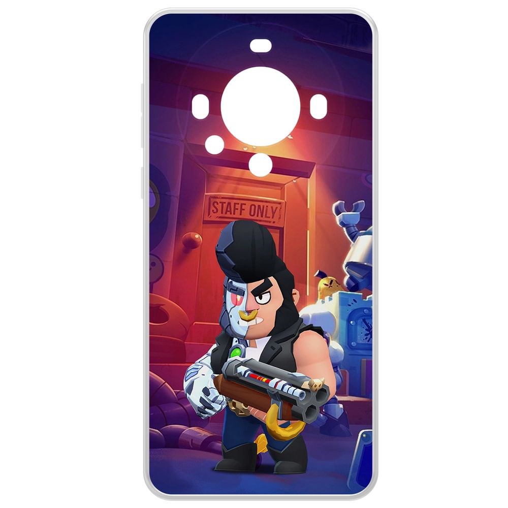 Чехол-накладка Krutoff Clear Case Brawl Stars-Б-800 для Huawei Mate 60 600015208093 прозрачный