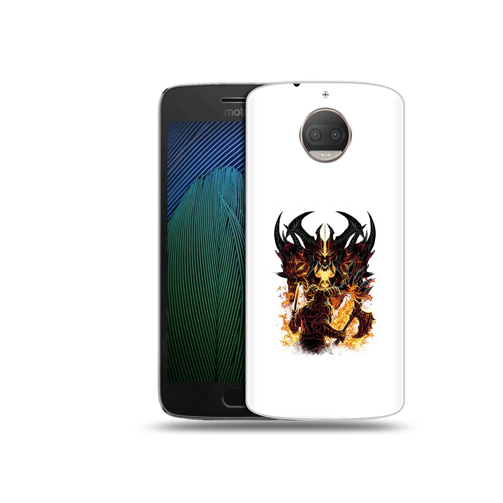 

Чехол MyPads Tocco для Motorola Moto G5S Plus демон shadow fiend (PT75337.377.318), Прозрачный, Tocco