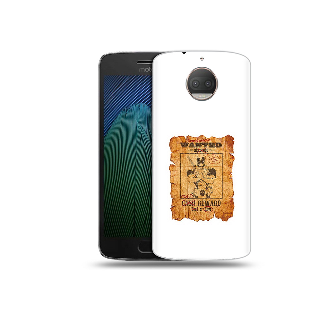 

Чехол MyPads Tocco для Motorola Moto G5S Plus дедпул (PT75337.377.317), Прозрачный, Tocco