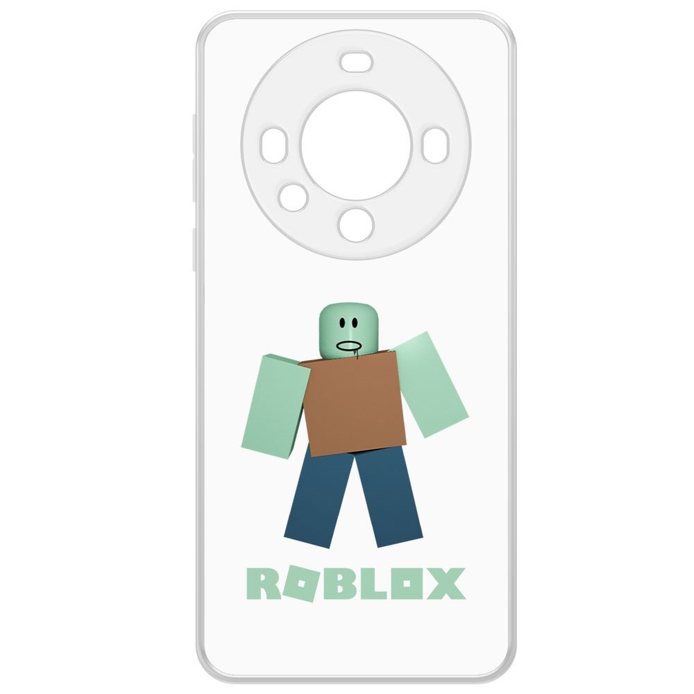 Чехол-накладка Krutoff Clear Case Roblox-Зомби для Huawei Mate 60 600015208082 прозрачный