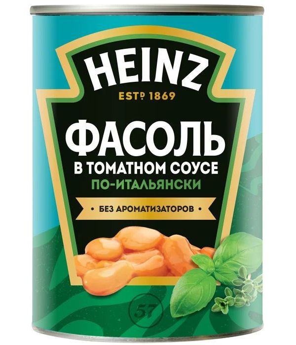 Фасоль Heinz белая в томатном соусе по-итальянски 400 г