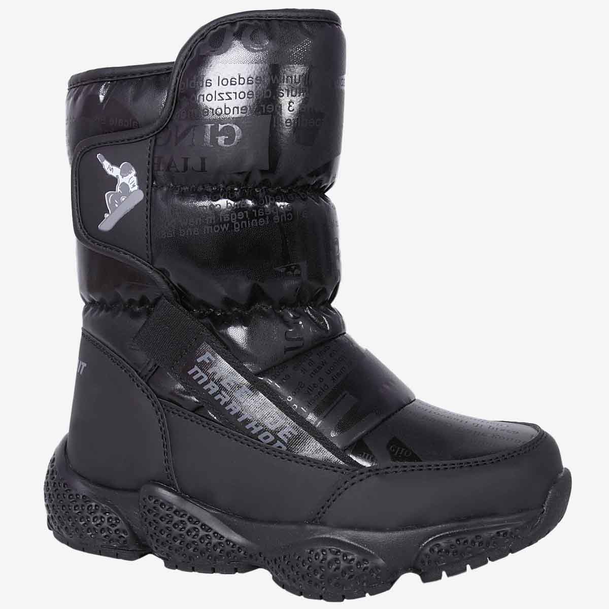 

Дутики детские Kapika 1307д-1 цв.черный р.32 RU, 1307д-1