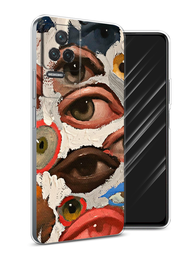 

Чехол Awog на Xiaomi Redmi K40S "Глаза масляная живопись", Разноцветный, 314650-7