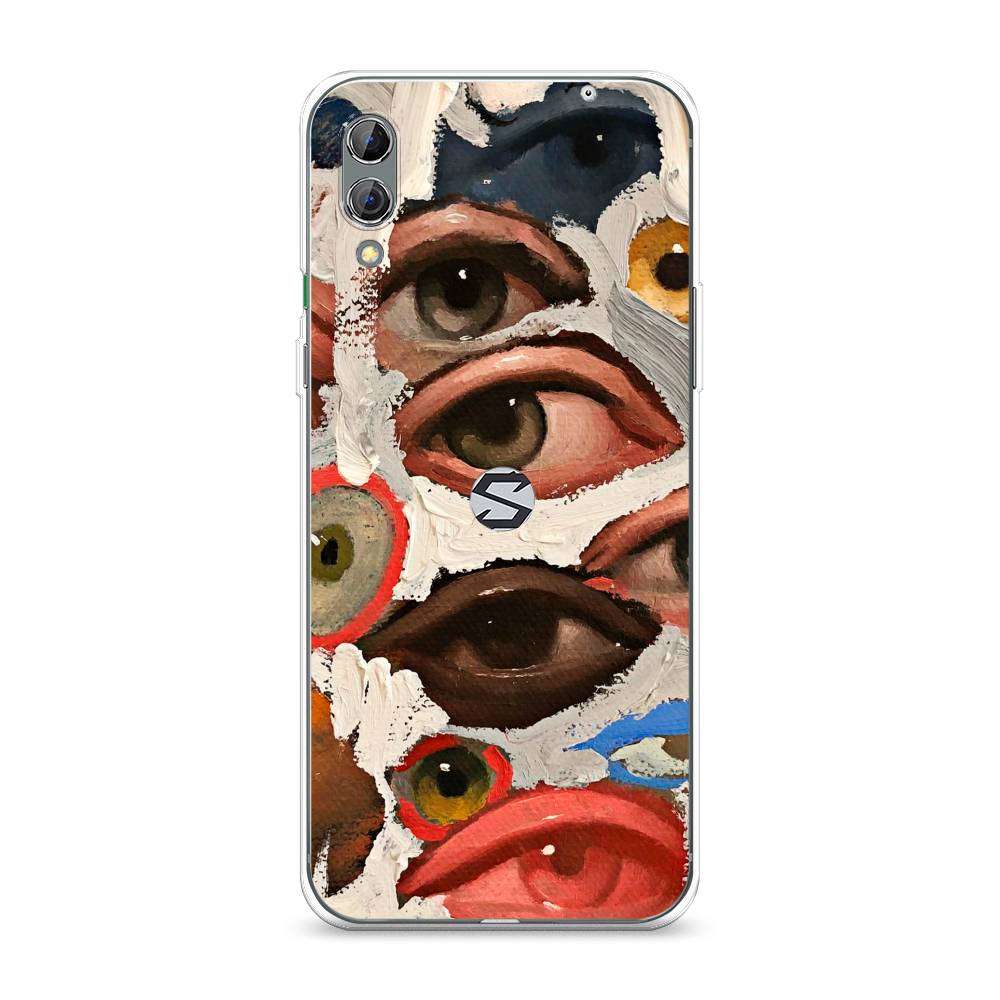 

Чехол Awog на Xiaomi Black Shark 2 "Глаза масляная живопись", Разноцветный, 36350-7