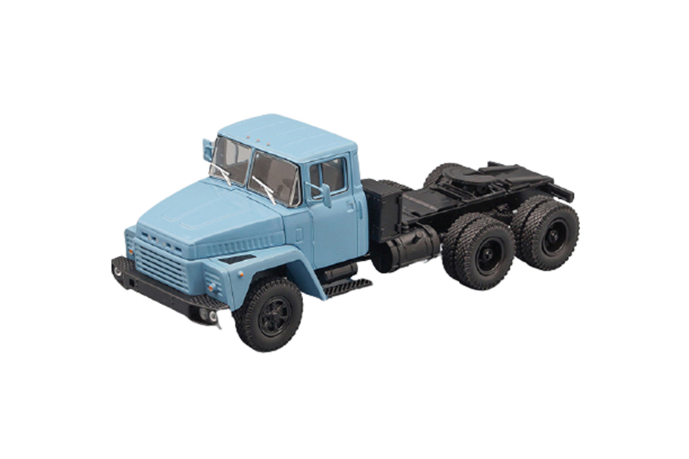 Kraz 252 saddle tractor 1979-1990 blue (ussr russia) | краз 252 седельный тягач 1979-1990