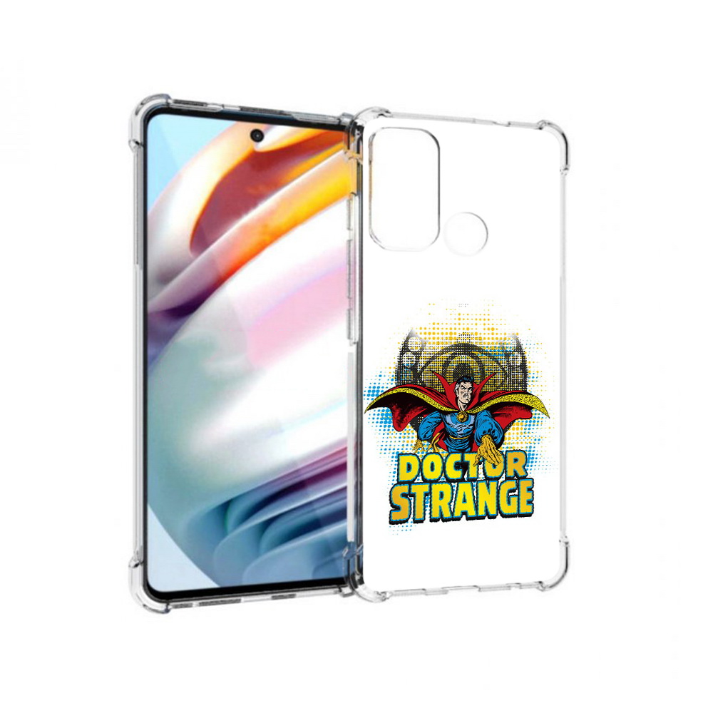 

Чехол MyPads Tocco для Motorola Moto G60 доктор стренж рисунок (PT227068.360.335), Прозрачный, Tocco