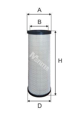 

Фильтр воздушный MFILTER A 542/1