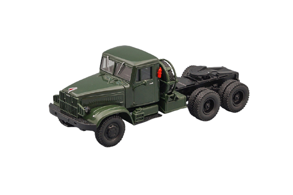 

Kraz 221B saddle tractor 1963-1966 green (ussr russia) | краз 221Б седельный тягач 1963-19, Зеленый