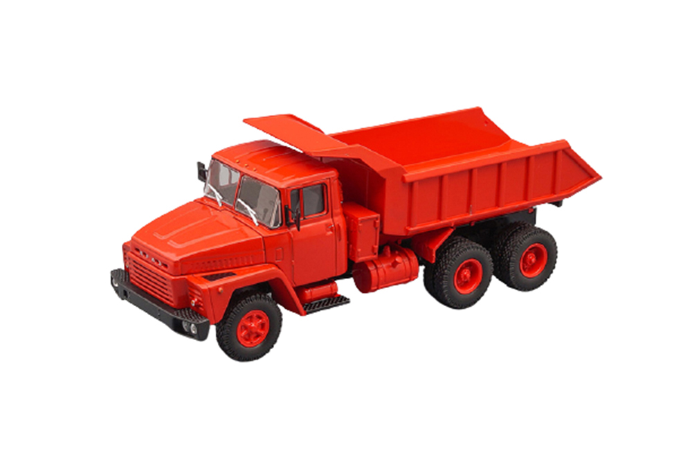 Kraz 251 dump truck 1979-1981 red (ussr russia) | краз 251 самосвал 1979-1981 красный