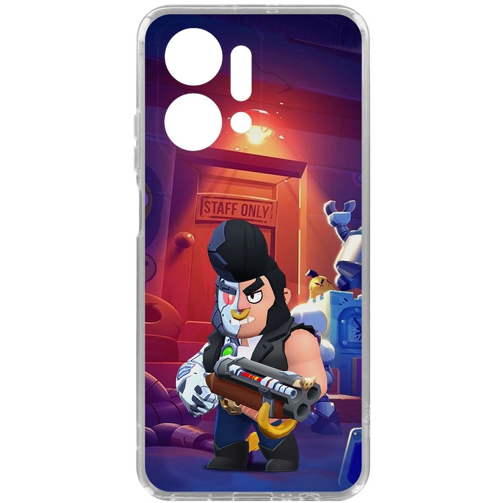 Чехол-накладка Krutoff Clear Case Brawl Stars-Б-800 для Honor X7a Plus 600015208050 прозрачный