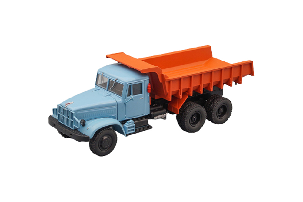 Kraz 222B dump truck 1963-1966 blue/brick (ussr russia) | краз 222Б самосвал 1963-1966 гол