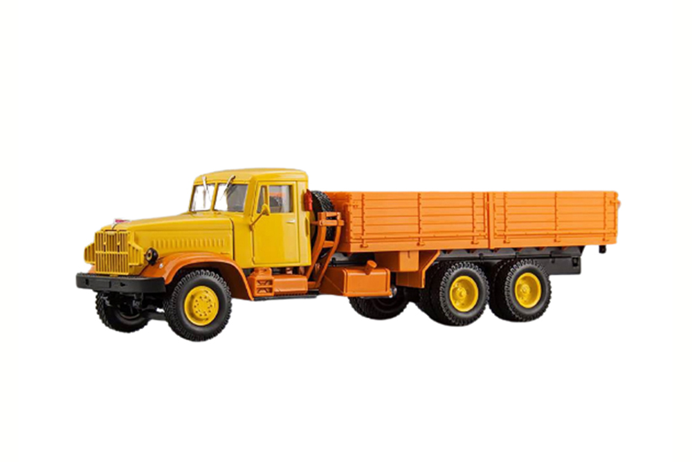 

Kraz 219B onboard export 1966-1969 yellow-orange (ussr russia) | краз 219Б бортовой экспор, Оранжевый