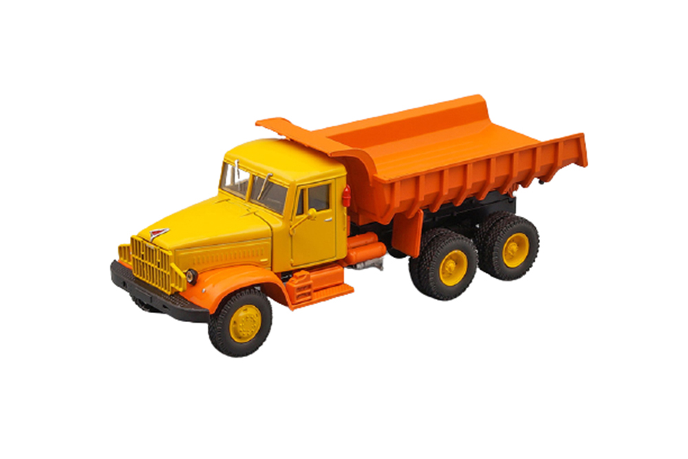 

Kraz 222B/256B dump truck 1969 yellow-orange (ussr russia) | краз 222Б/256Б самосвал 1969, Оранжевый