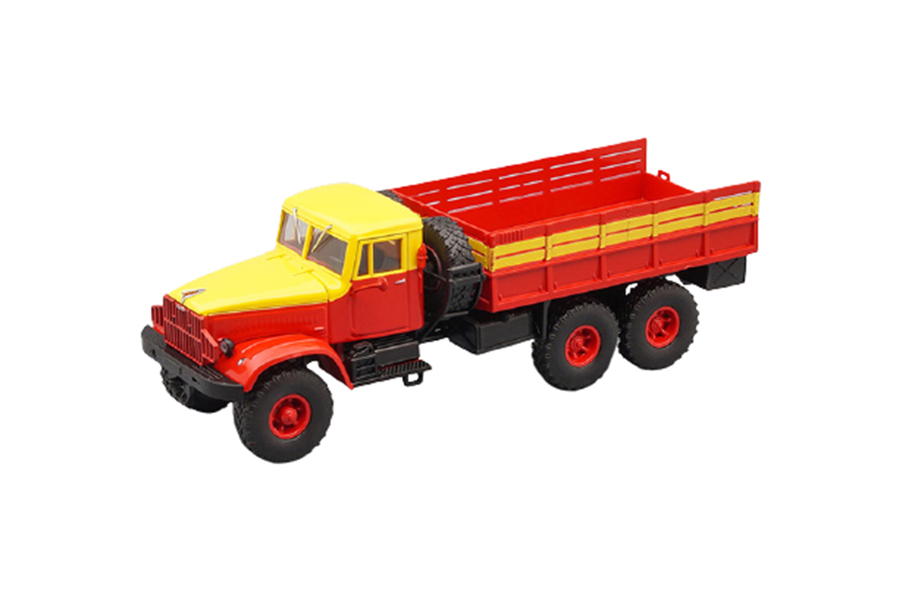 

Kraz 214B onboard emergency 1963-1967 red with yellow (ussr russia) | краз 214Б бортовой а, Красный