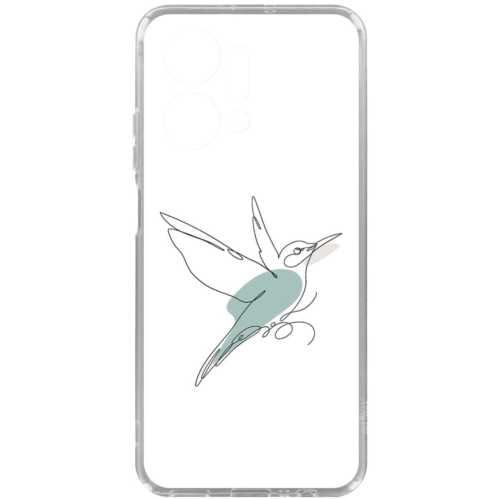 

Чехол-накладка Krutoff Clear Case Легкость для Honor X7a Plus, Прозрачный