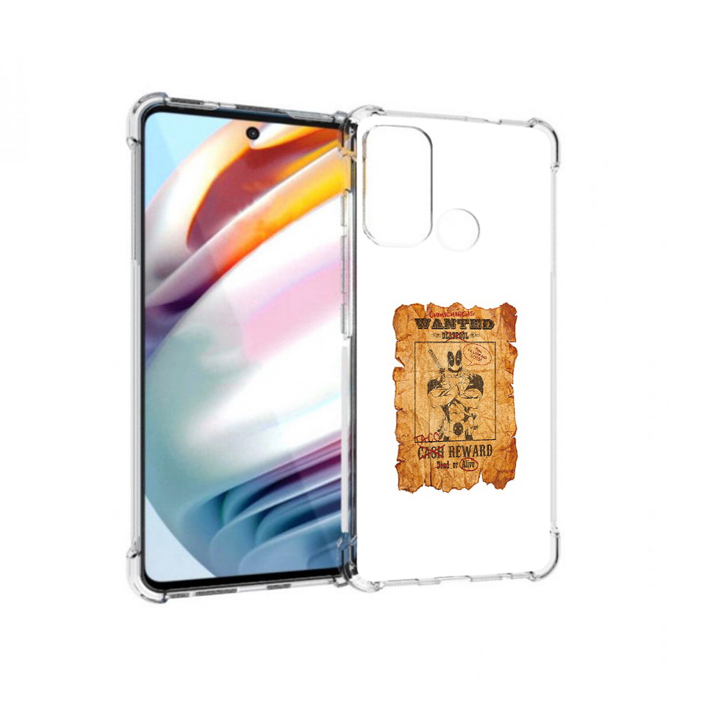 

Чехол MyPads Tocco для Motorola Moto G60 дедпул (PT227068.360.317), Прозрачный, Tocco
