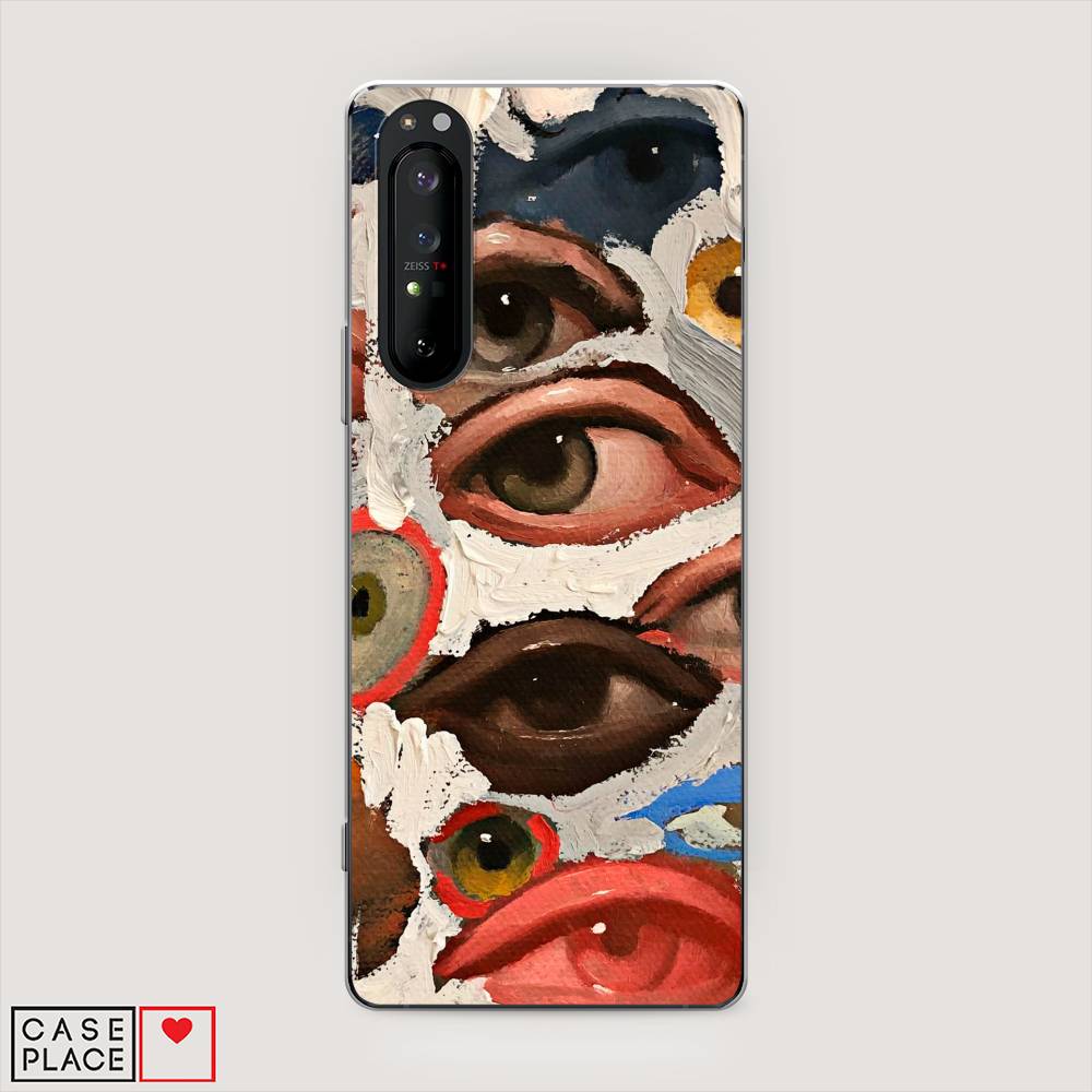 

Чехол Awog на Sony Xperia 1 II "Глаза масляная живопись", Разноцветный, 54550-7