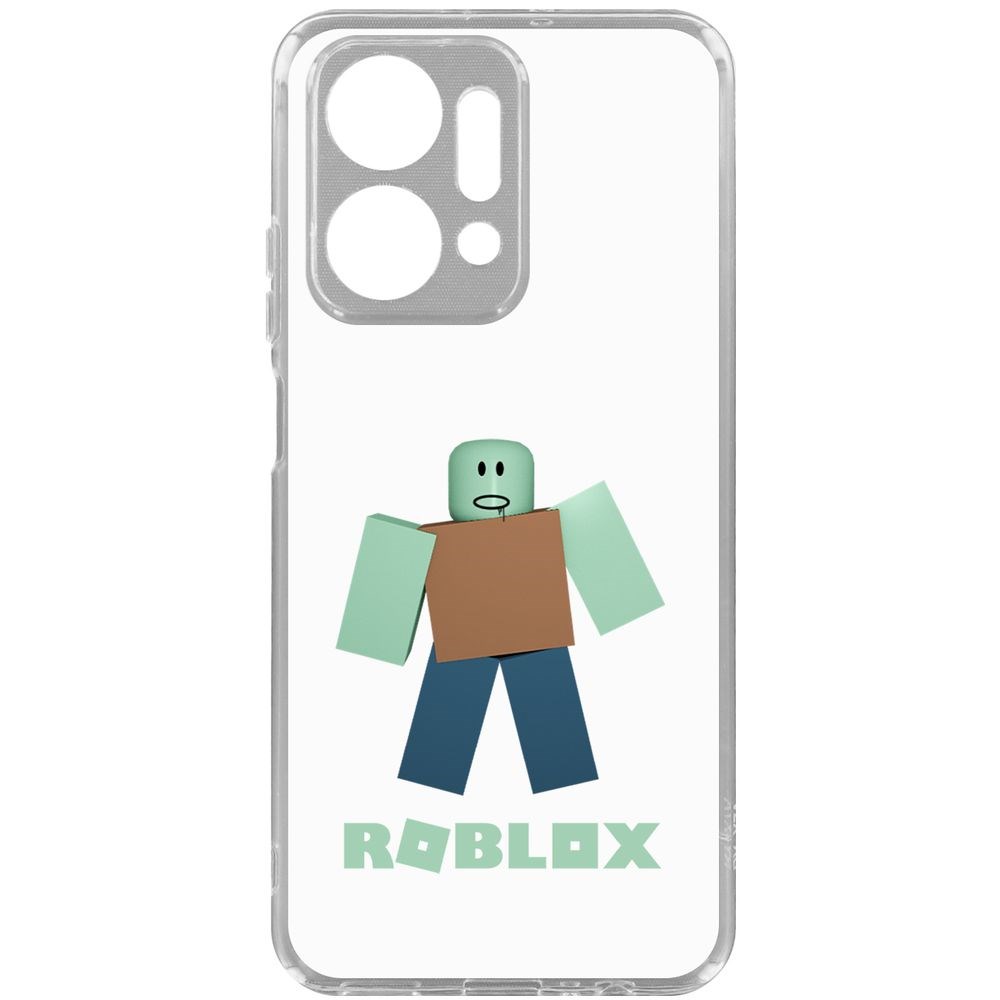 Чехол-накладка Krutoff Clear Case Roblox-Зомби для Honor X7a Plus