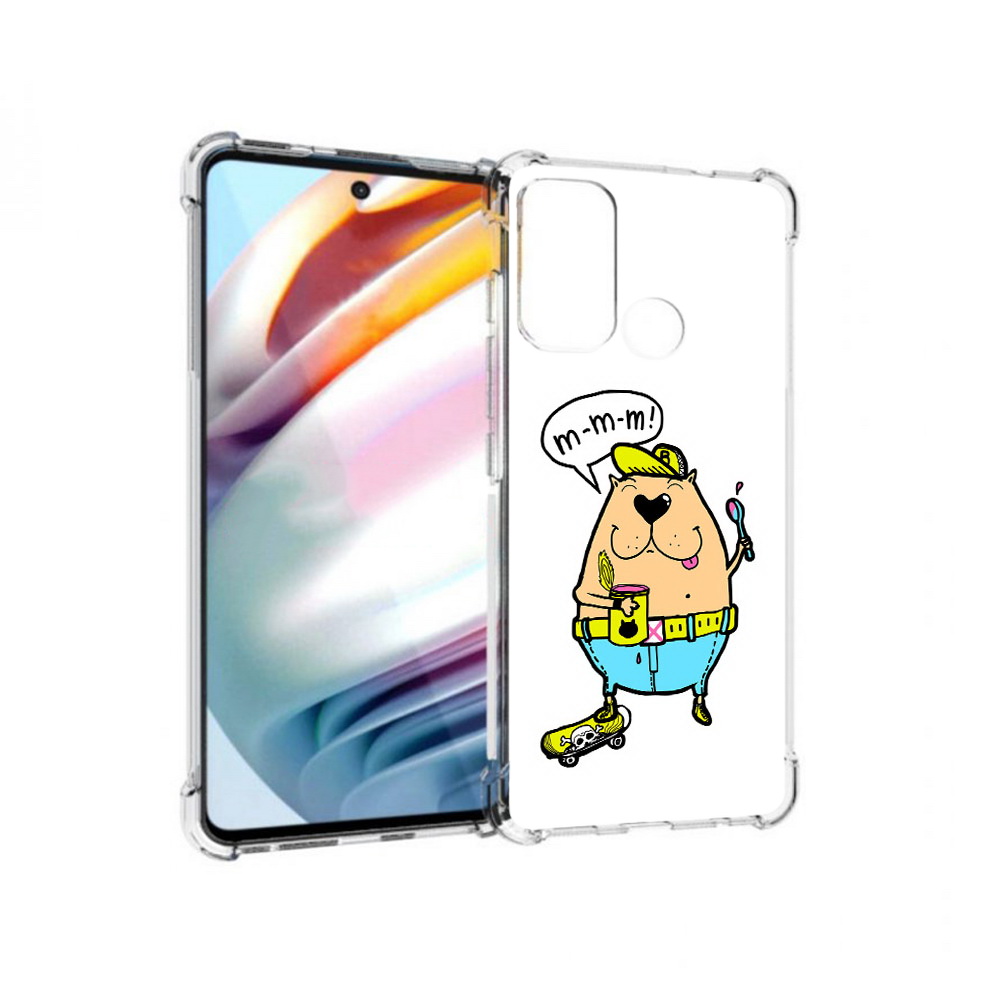

Чехол MyPads Tocco для Motorola Moto G60 Бобр (PT227068.360.30), Прозрачный, Tocco