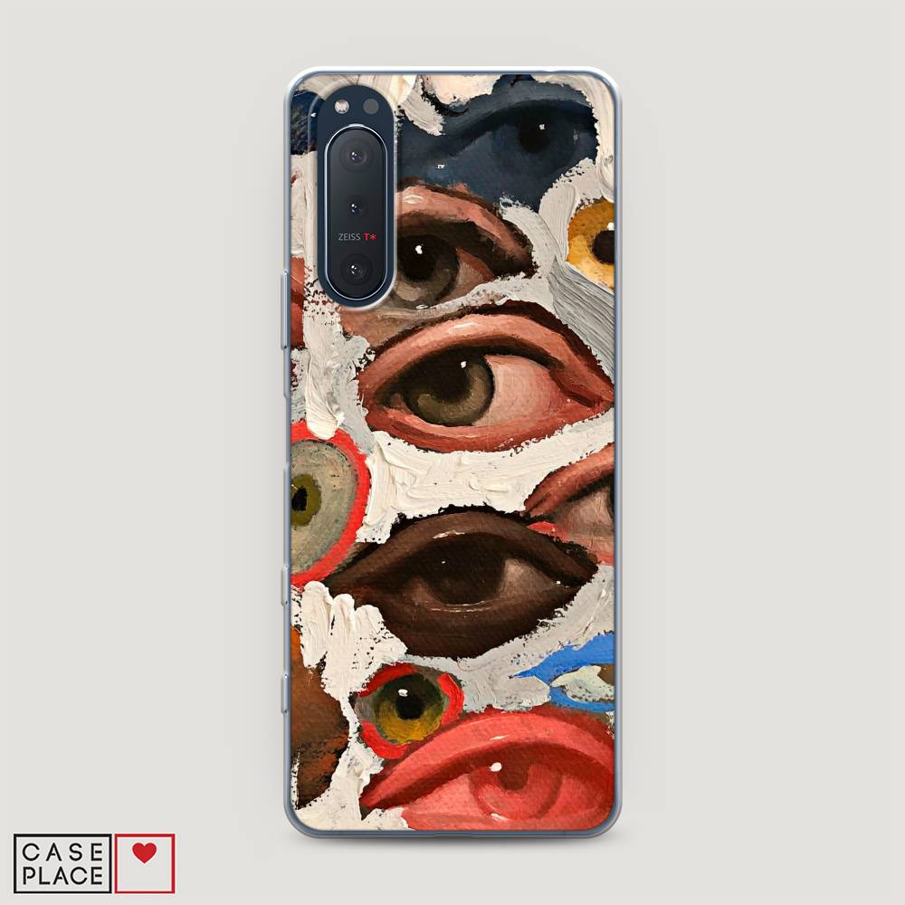 

Чехол Awog на Sony Xperia 5 II "Глаза масляная живопись", Разноцветный, 54750-7