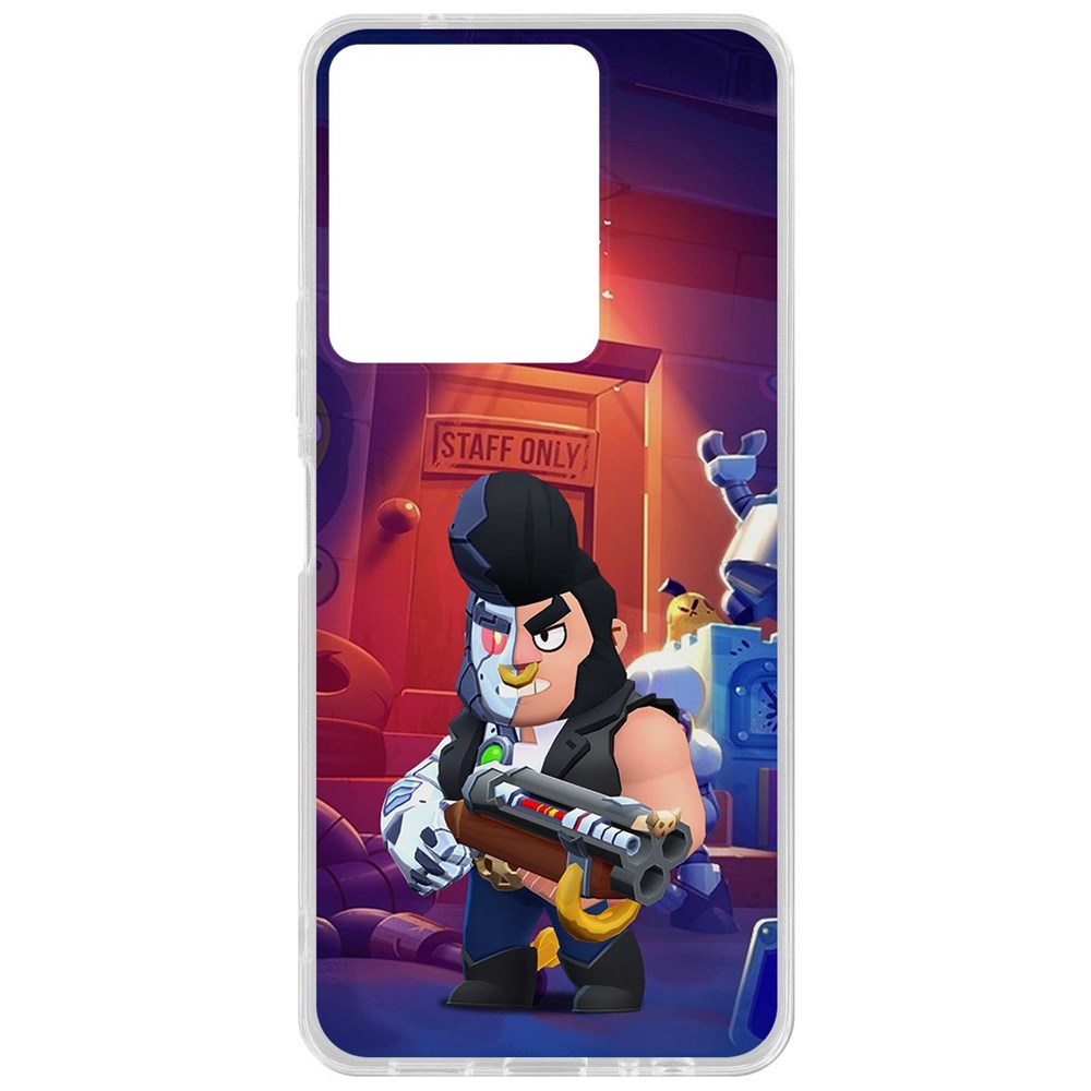 Чехол-накладка Krutoff Clear Case Brawl Stars-Б-800 для Vivo Y36