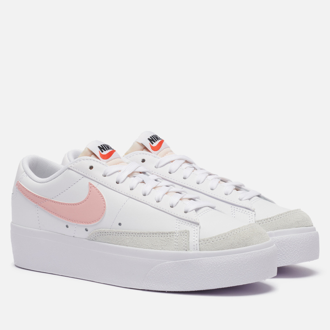 фото Кеды женские nike blazer low platform белые 38.5 eu